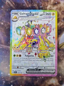 Galvantula ex 159/142 Stellar Crown Ultra Rare Tera Pokemon Card Near Mint - Image 1