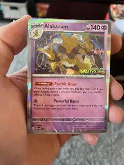 Mega Evolution Build and Battle Alakazam Promo Card and Deck SEALED Pokemon TCG - Image 1