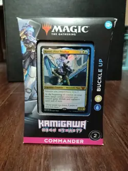 Magic The Gathering MTG Commander EDH Buckle Up Kamigawa Neon Dynasty Sealed New 195166105352 - Image 1