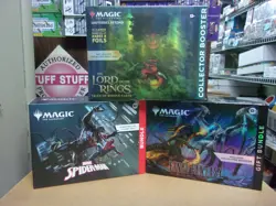 MTG FINAL FANTASY GIFT BUNDLE + SPIDERMAN BUNDLE + LORD RINGS OMEGA BOOSTER - Image 1