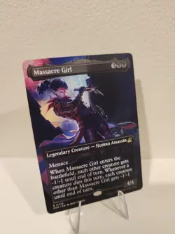 MTG Massacre Girl 425 Anime Borderless Non Foil Ravnica Remastered RVR NM/M - Image 1