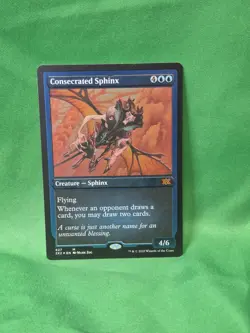 MTG Double Masters 2022 Consecrated Sphinx Foil Etched - Image 1
