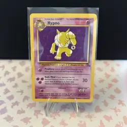Hypno 23/62 Rare Non Holo Fossil English Edition Pokemon TCG - Image 1