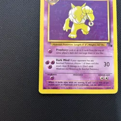 Hypno 23/62 Rare Non Holo Fossil English Edition Pokemon TCG - Image 5