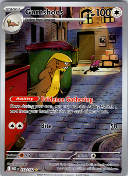 Gumshoos 153/132 ME01: Mega Evolution Illustration Rare - NM - Image 1