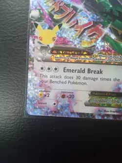 Pokemon TCG Mega Rayquaza EX Celebrations Classic Collection NM Condition - Image 4