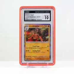 Pokemon Hisuian Arcanine #100 Holo Twilight Masquerade 2024 - CGC 10 Gem Mint - Image 1