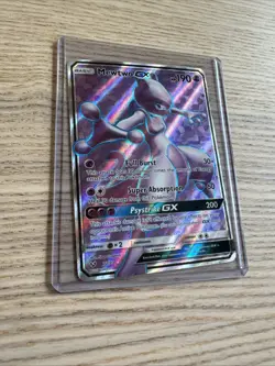 Mewtwo GX 72/73 Shining Legends Full Art Holo Pokemon TCG - NM - Image 1