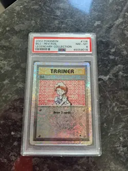 Bill Pokemon 2002 Legendary Collection Reverse 108 PSA 8 - Image 1