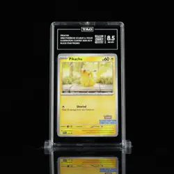 Pokemon TCG Pikachu 2024 Illustration Contest Promo #214 TAG 8.5 NM MT+ #1 - Image 1