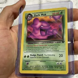 Pokemon TCG - Dark Muk 41/82 Team Rocket Regular Unlimited NM Uncommon Vintage - Image 2