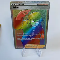 Pokemon Karten | Brian | Rainbow | 203/195 | Silberne Sturmwinde | DE NM - Image 1