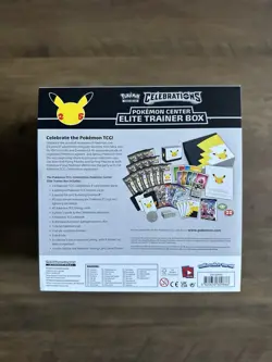 Pokemon Center Celebrations Elite Trainer Box ETB 25th Anniversary Edition 820650809866 - Image 2