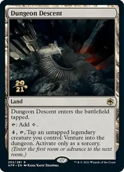 Dungeon Descent - Foil - Prerelease Promo - Prerelease Cards - Near Mint - Image 1