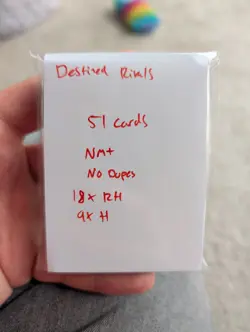 Pokemon TCG Destined Rivals Bulk - 51 Cards No Duplicates! NM/M Pack Fresh - Image 1