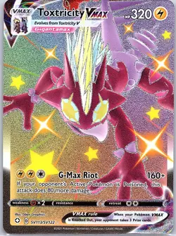 Toxtricity VMAX SV113/SV122 Shining Fates: Shiny Vault - Pokemon Card - NM - Image 1