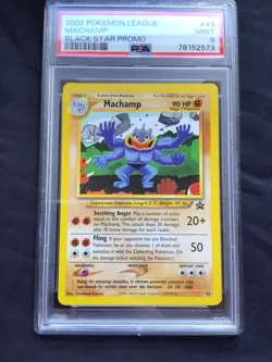 Pokemon Cards: Wizards Black Star Promo: Machamp 43 PSA 9 - Image 2