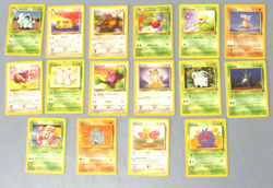 POKEMON JUNGLE SET 1999 /64 16 DIFFERENT CARDS, COMPLETE YOUR SET LOT - Image 1