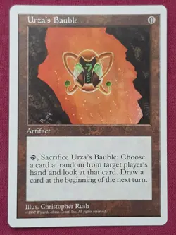 Magic The Gathering 5TH EDITION URZA'S BAUBLE artifact card MTG FIFTH - Image 1