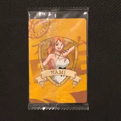S0959 Nami One piece Film Gold glico Wafer Card & Sticker Sealed Super Rare - Image 2