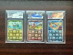 ACE 10 Sequential Set Bulbasaur Charmander Squirtle Master Ball Pokemon Card 151 - Image 1