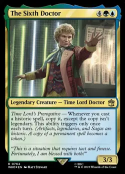 The Sixth Doctor - Surge Foil - Commander: Universes Beyond: Doctor Who - Near M - Image 1