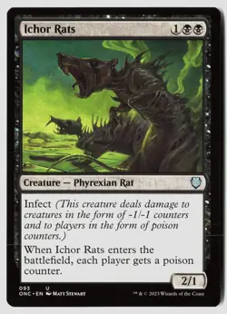 Ichor Rats #93 Commander: Phyrexia: All Will Be One - Near Mint - Image 1