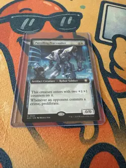 Patrolling Peacemaker Extended Art Edge of Eternities #25 - Image 1