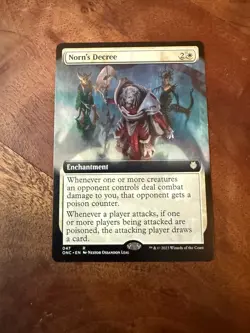 Norn's Decree (Extended Art) Commander: Phyrexia: All Will Be One Regular - Image 1