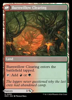 Stump Stomp / Burnwillow Clearing x4 4x Modern Horizons 3 NM MTG - Image 2