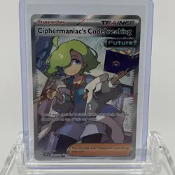 Pokemon TCG Temporal Forces Ciphermaniac’s Codebreaking #198/162 NM - Image 1
