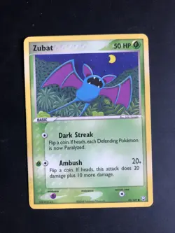 Zubat 82/109 - EX Team Rocket Returns - Common - Pokemon TCG PLAYED - Image 1
