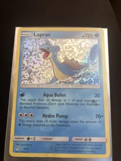 POKEMON TCG - LAPRAS HOLO - 2019 MCDONALDS - 5/12 - LP-EXC - Image 1