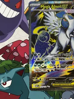 Mega Absol ex Full Art Ultra Rare 161/132 Pokemon Mega Evolution English NM - Image 2