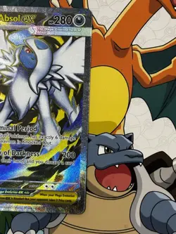 Mega Absol ex Full Art Ultra Rare 161/132 Pokemon Mega Evolution English NM - Image 3