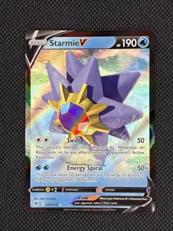 Pokemon TCG Starmie v 030/189 SWSH: Astral Radiance Ultra Rare Starmie V - Image 1