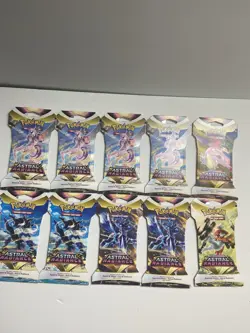 Pokemon TCG Astral Radiance Sleeved Booster Packs SEALED LOT OF 10 - Image 1