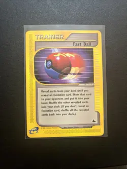 Trainer Fast Ball 124/144 2003 Regular Non Holo Pokemon Rare E-Reader - Image 1