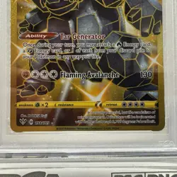 Coalossal 198/189 PSA 10 Gem Mint Full Art Secret Rare Pokemon Darkness Ablaze - Image 3