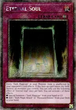 1x Eternal Soul (Platinum Secret Rare) NM Eng YuGiOh - Quarter Century Stampede - Image 1