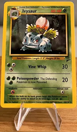 Ivysaur #2 Non-Holo Pokemon Card Near Mint - 44/130 Base Set 2 Uncommon 2000 - Image 3