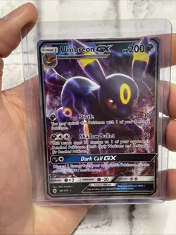 Pokemon 2017 UMBREON GX 80/149 SUN & MOON Pokemon RARE HOLO NM Nintendo TCG Card - Image 1