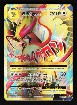 M Pidgeot EX 105/108 XY Evolutions Full Art Pokemon Card - Image 1