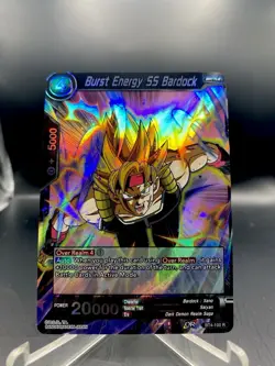 Dragon Ball Super CCG Burst Energy SS Bardock BT4-100 Rare Foil Bandai Card - Image 1