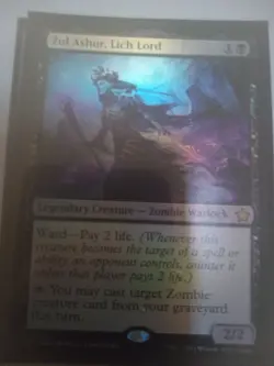Zul Ashur Lich Lord Foil NM Foundations Rare Magic The Gathering Card - Image 1