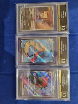 3 X Get Graded 10 Pokemon Card Slab Bundle - Image 1