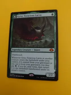 Grist, Voracious Larva. Mythic. Insect MH3 MTG Card. - Image 2