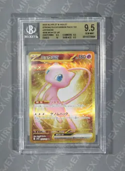 Pokemon BGS 9.5 Mew Ex #208 SV2a Card 151 Scarlet & Violet 2023 Japanese - Image 2