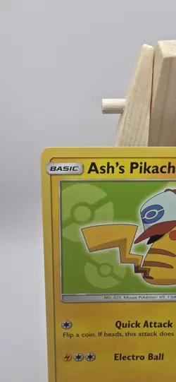 Ash's Pikachu SM112 Ultra Rare Non-Holo Exclusive Promo Pokemon Card Mint 2017 - Image 2
