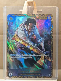 One Piece Card Game: Dracule Mihawk Custom Card Proxy Rare OP01-070 - Image 1